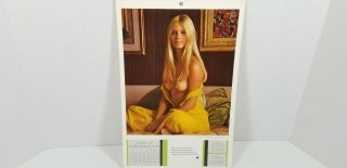 Vintage 1970 Playboy Playmate Pinup Calendar With Sleeve 3