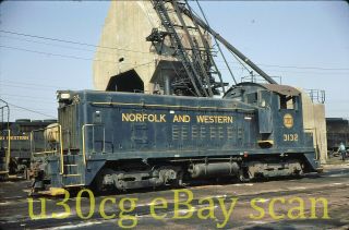 N&w Norfolk & Western 3132 National City,  Il 1971 - Slide