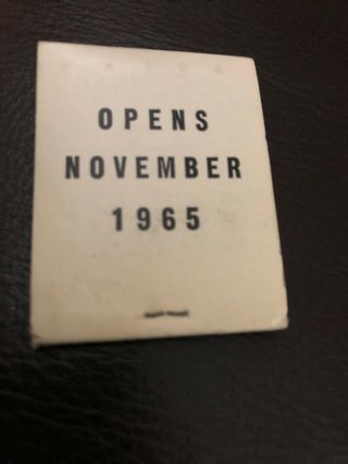 Vintage Full Matchbook Holiday Inn St Louis Missuori Opening 1965 2