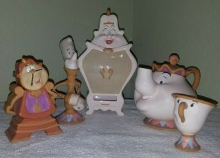 Disney Beauty & The Beast 10th Anniversary Ceramic Tea Set