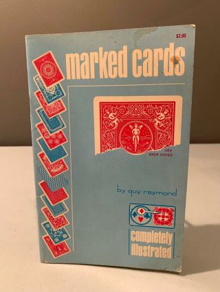 Marked Cards Guy Raymond Magic Magician 1970 Card Tricks Illustrated