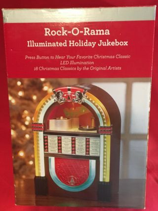 Mr Christmas Rock - O - Rama Illuminated Holiday Christmas Jukebox 3