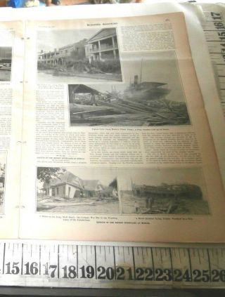 1906 Mobile Alabama Effects Of The Recent Hurricane -