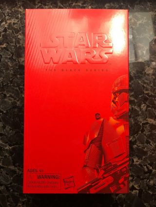 Sdcc Exclusive Hasbro Star Wars Black Series 6 - Inch Sith Trooper Figure In - Hand