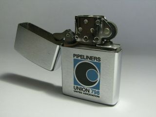 Zippo Lighter Box 1972 Pipeliners Union 798 3