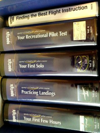 Sportys Complete VHS Private Pilot Course Flying Training Program Flight Books 2