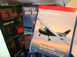 Sportys Complete VHS Private Pilot Course Flying Training Program Flight Books 3