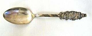 Macomb,  Il.  - - High School - - 1912 - - Sterling Silver Spoon - - Travel Souvenir