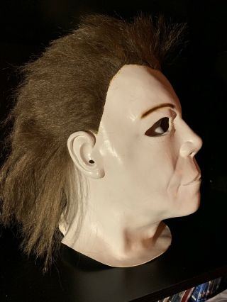 Halloween H8 Resurrection Mask Heavy Latex Long Hair 2002 Cinema Secrets Myers