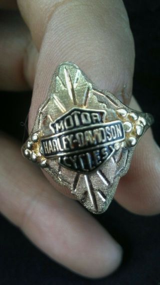 Harley Davidson Black Hills Gold Ring (10k Made By Stamper)