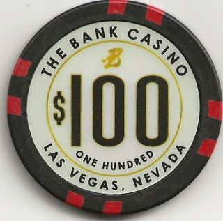 The Bank Casino 100 Dollar Chip - From The Movie 