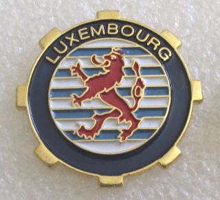 Country Of Luxembourg Coat - Of - Arms Tourist Travel Souvenir Collector Pin