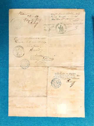 1859 Pre - Italy (Kingdom of Sardinia) collectible passport EXTREMELY RARE 2