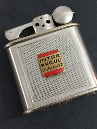 Vintage G.  E.  Mardini Lift Arm Pocket Lighter - Paris France