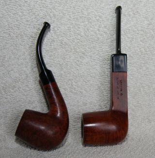 2 English Estate Pipes: (prince Of Wales/by Gbd,  Orlik Captain Black) N.