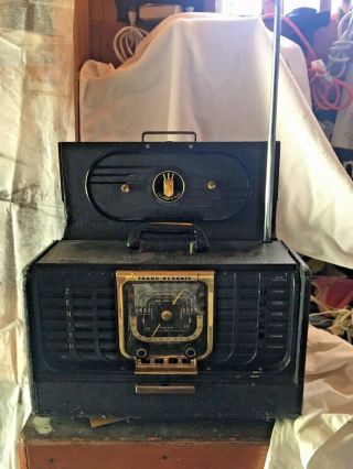 Vintage Zenith Trans - Oceanic Vacuum Tube Radio,  Model G - 500,  Circa 1949