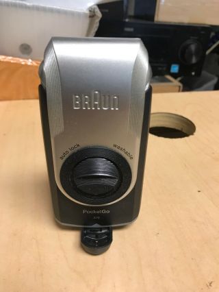 Braun Pocket Go 370 Battery Operated Personal Shaver