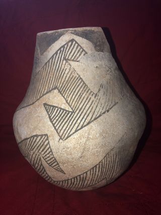 Prehistoric Black And White Chaco Pitcher (partial) 1200a.  D.
