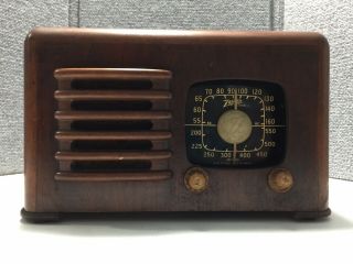 Vintage Old Wood Antique Tube Radio Zenith