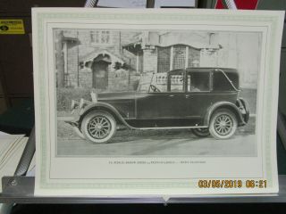 1925 PIERCE - ARROW SERIES 33 B&W PORTFOLIO IN BLACK POUCH 100 COMPLETE - - 7