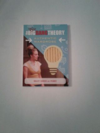 The Big Bang Theory Seasons 6&7 Kaley Cuoco As Penny Wadrobe Card - M - 14