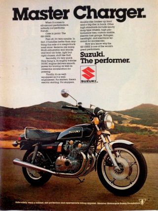 1979 Suzuki Gs - 1000e Motorcycle Vintage Print Ad