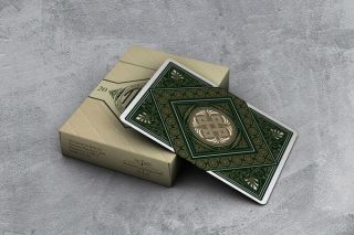 Theos (green) Playing Cards - Hand Numbered Limited Edition Of 1,  000