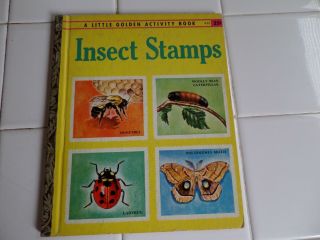 Insect Stamps,  A Little Golden Book,  1958 (a Ed;vintage;children 