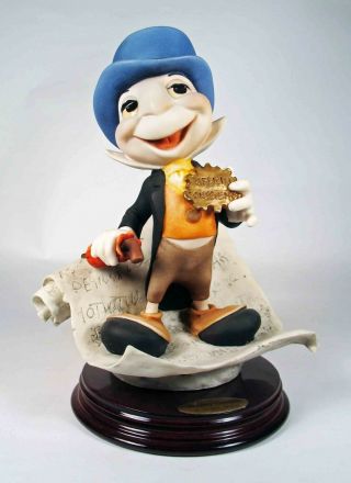 Armani by Florence: Walt Disney ' s Jiminy Cricket Figurine,  from Pinocchio 2