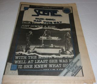 1986 - - Cleveland Scene - Rock And Roll Newspaper - - Run Dmc Cover