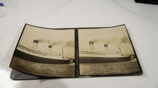 Photo Stereoview Card Of Apr 25 Jun 6 1930 Rms Majestic