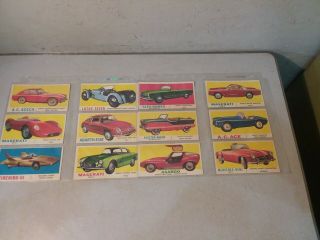 1961 TOPPS SPORTS CARS CARD SET 61/61 5