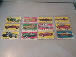 1961 TOPPS SPORTS CARS CARD SET 61/61 6