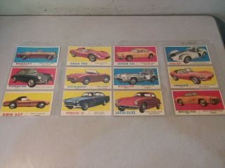 1961 TOPPS SPORTS CARS CARD SET 61/61 7