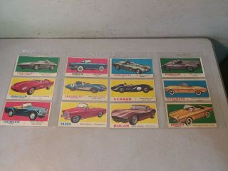 1961 TOPPS SPORTS CARS CARD SET 61/61 8