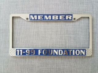 California Highway Patrol Chp 11 - 99 Foundation License Plate Frame