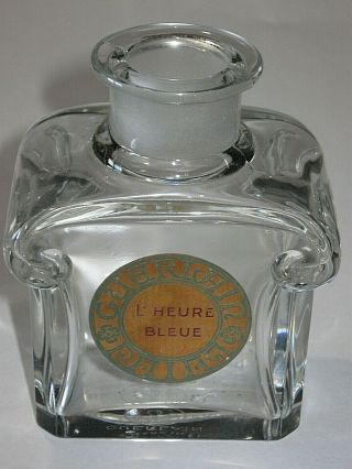 Vintage Guerlain Baccarat Perfume Bottle Only/missing Stopper - L 