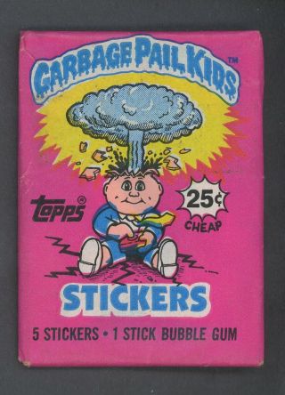 1985 Topps Garbage Pail Kids Gpk Series 1 Pack