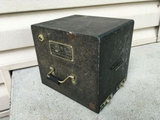 Us Army Signal Corps Box Bx - 4 Dumont Laboratories Fort Monmouth Parts Repair