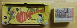 Vintage Monkees 92 Trading Cards B Series Yellow & Box 1967
