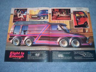 1975 Dodge Tradesman Vintage Custom Van Article " Eight Is Enough " 8 - Wheeled