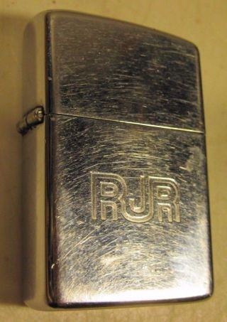 Rare Vintage 1973 Rjr R.  J.  Reynolds Tobacco Zippo Lighter Usa