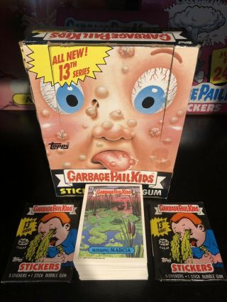 1988 Garbage Pail Kids 13th Series Complete 88 Card Variation Set,  Wrapper Gpk