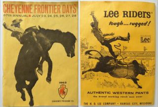 Rare Cheyenne Frontier Days 67th Annual 1963 Program Jay Sisler Daddy Of 