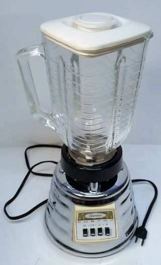 Vintage Osterizer Beehive Style Blender Model 467 Series A