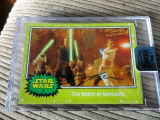 2018 Star Wars Archives Signature Series Cards Hayden Christensen Anakin 3/3