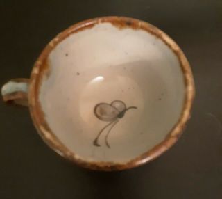 El Palomar Ken Edwards Mexican Pottery Coffee Tea Cup Signed Ke Bird Hand Made 5