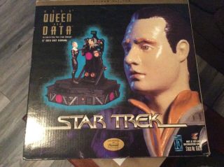 1997 Playmates Latinum Edition Borg Queen And Data Limited Edition Statue