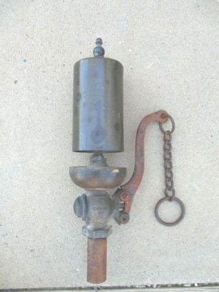 Antique Crane No 125 Steam Engine Whistle Rr Train Boat Brass 16.  5 " H (3.  5 " Wide)