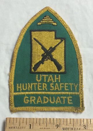 Utah Hunter Safety Hunting Graduate Patch Badge